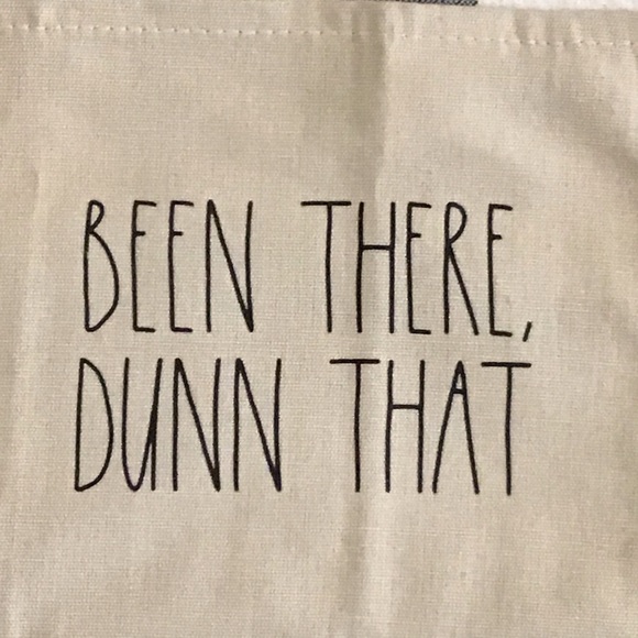 NWT🖤☕️Rae Dunn “Never Dunn” Black Mug & Tea Towel - Picture 5 of 10